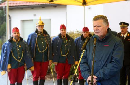 TEMELJNI KAMEN DOMA ZAŠČITE IN REŠEVANJA Z MEDGENERACIJSKIM CENTROM RAKEK 08 FOTO LJUBO VUKELIČ